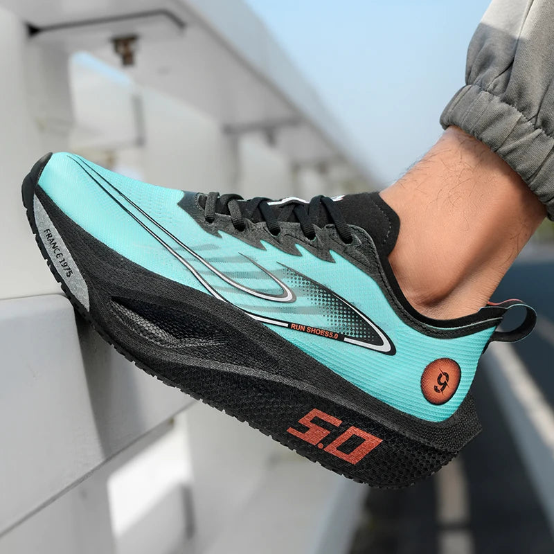 Casual Sports Shoes for Men&Women,Sneakers Platform Running Carbon Plate,Marathon Racing,Shock-absorbing,Athletics Training Shoe