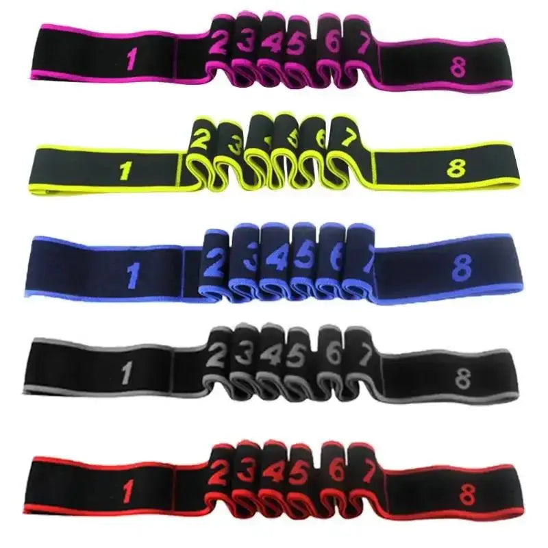 Yoga Belt Professional Gymnastics Supplies Stretch Resistance Band Indoor Gym Elastic Fitness Training Equipment