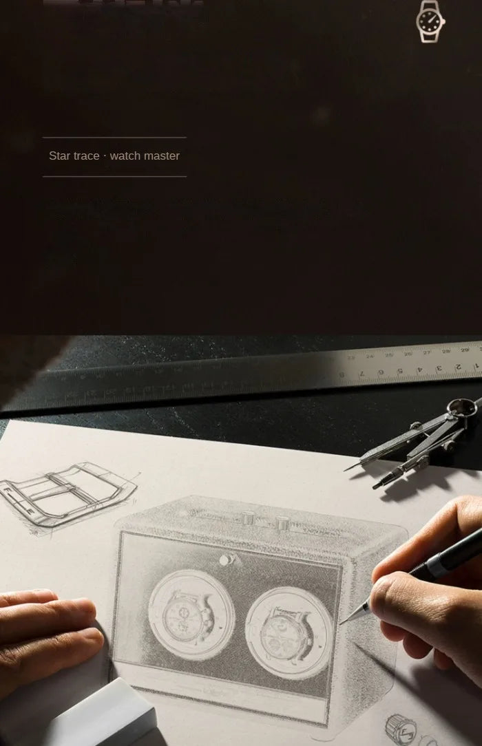 Winder Watch Organizer Storage Box Rotator Mechanical Watch Automatic Luxury Box Safe Deposit Boxes Shaker Display Gifts