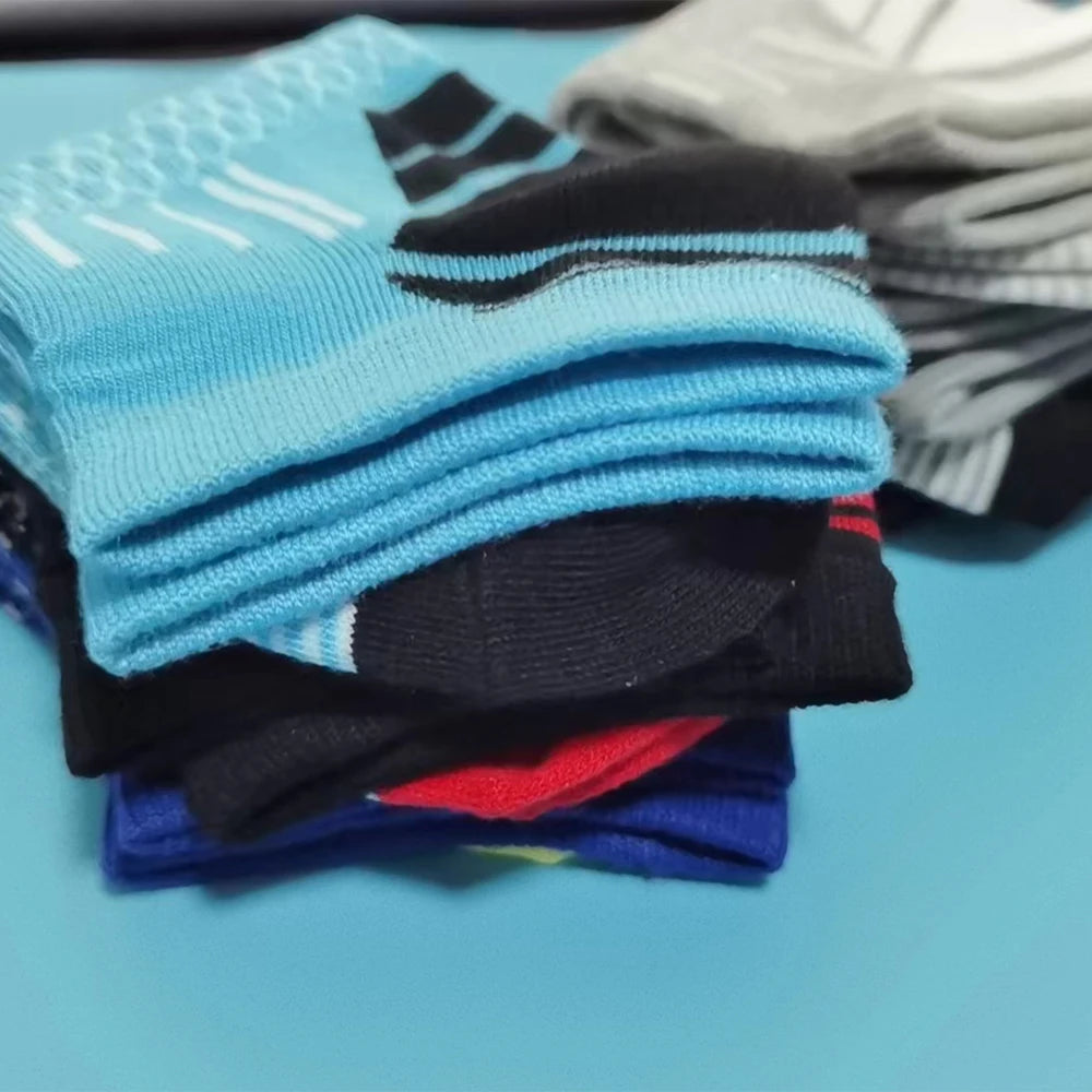 Men's Cushioned Low Cut Athletic Ankle Socks For Running Hiking Cycling Spring And Summer Autumn Sports Casual Sokken Men Gifts