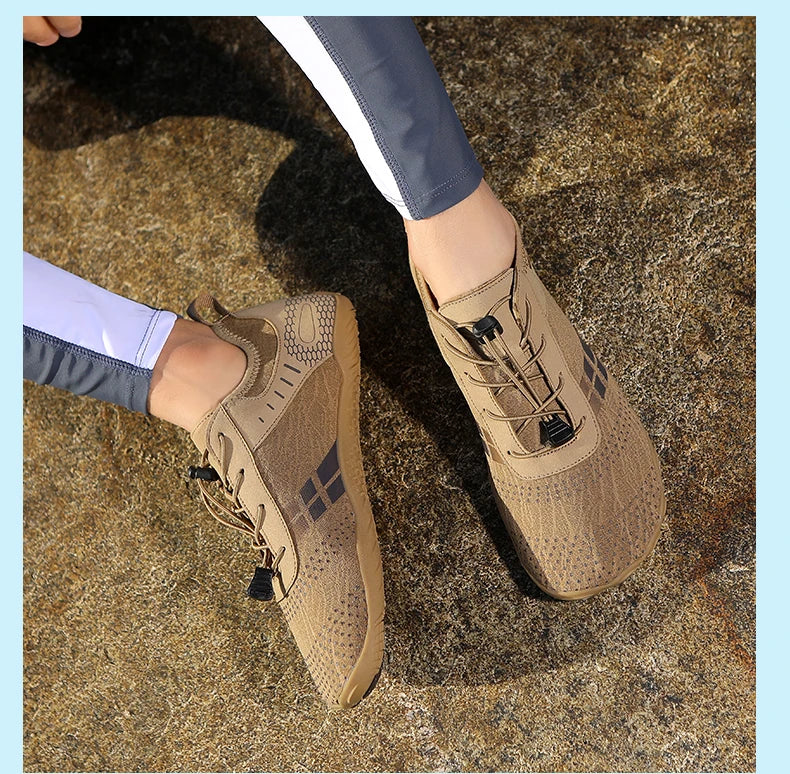 Beach Barefoot Shoes Men Quick-Drying Lightweight Swimming Diving Water Sports Shoes Women Fitness Yoga Upstream Wading Shoes