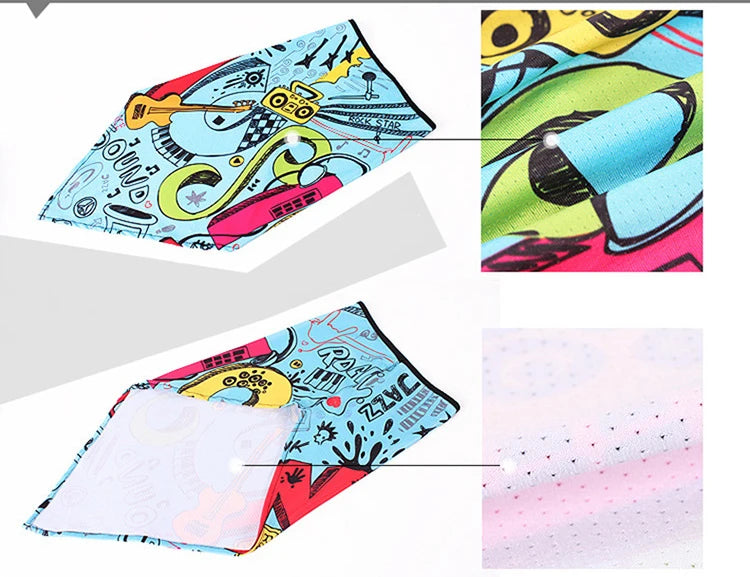 Sports Scarf for Cycling, Cooling Face Mask, Windproof Neck Gaiter, UV Protection Scarf for Beach, Fashion Bandana for Men Women