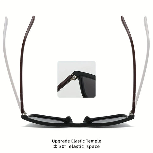 2pcs Luxury Square Vintage Polarized Cycling Sunglasses UV400 Men Women Fashion Eyewear Travel Driving Fishing Sun Glasses