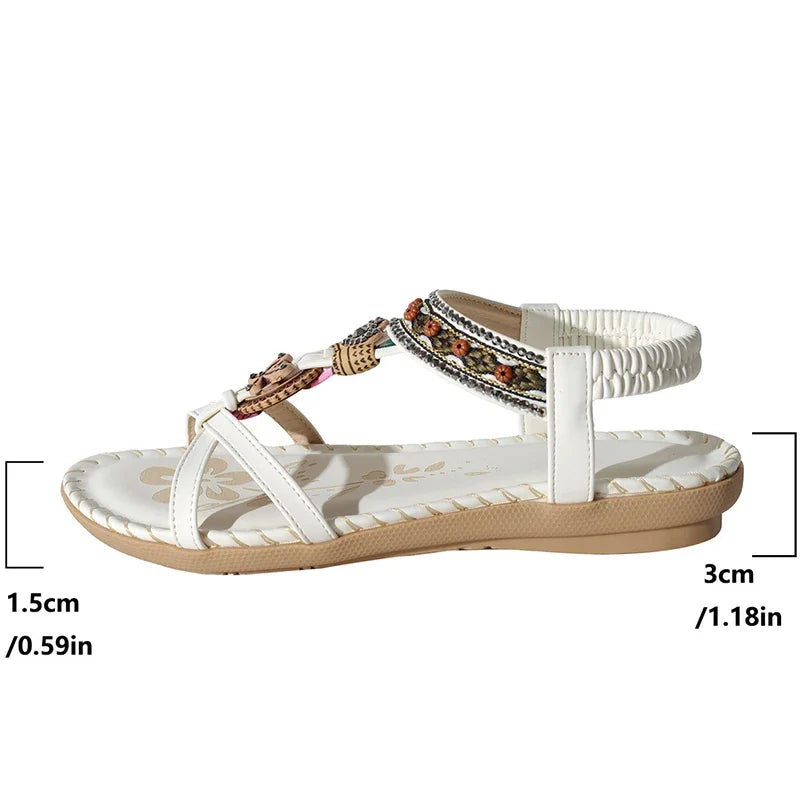 2025 New Women's Sandals Summer Sandals for Shoes Woman Colorful Beach Sandalias De Mujer Non-Slip Summer Footwear Women Mujer