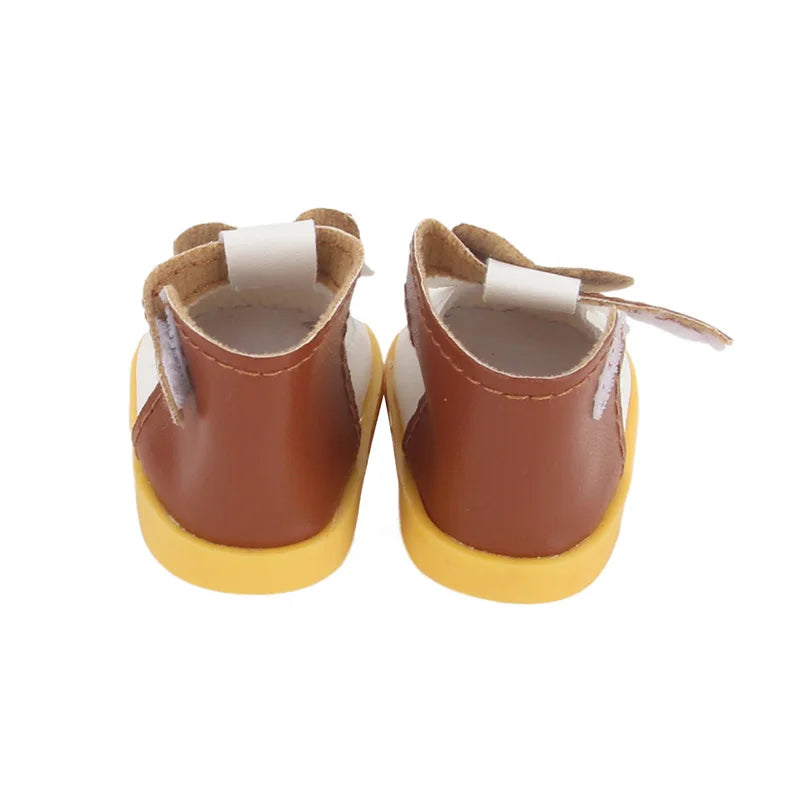 5.5cm Lovely Bow Doll Shoes For 14 Inch American& EXO Doll 1/6 New Mini Shoes Boots Accessories For 32-33 Russia DIY Doll,Nancy