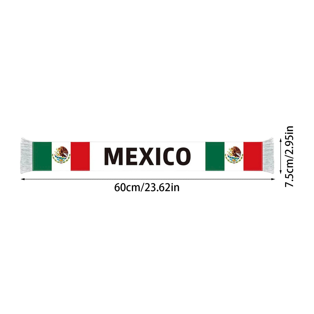 Football Game Scarf, National Flag Scarves, Fan Cheering Props, Flag Scarves, Football Match Scarves, Party Supplies