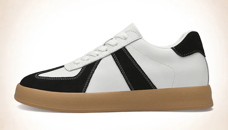 Man Vintage Elevator Shoes Height Increase Insole 8cm Taller Lift Sneakers Shoes Men Leisure Fashion Sports White Shoes