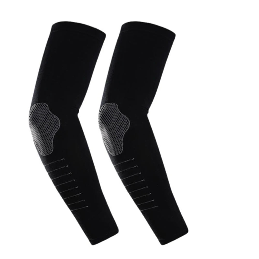 Ice Silk Sport Arm Sleeves Outdoor Travel Running Gym Fitness Cycling Sun UV Protection Arm Warmers Summer Sunscreen Arm Sleeves