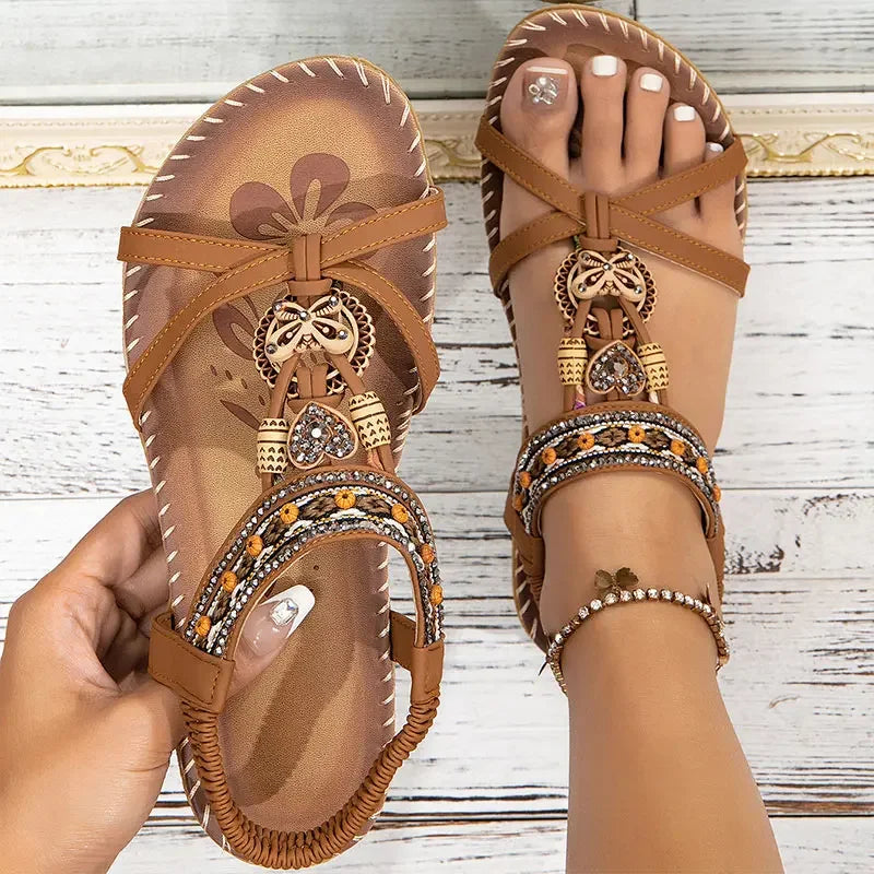 2025 New Women's Sandals Summer Sandals for Shoes Woman Colorful Beach Sandalias De Mujer Non-Slip Summer Footwear Women Mujer