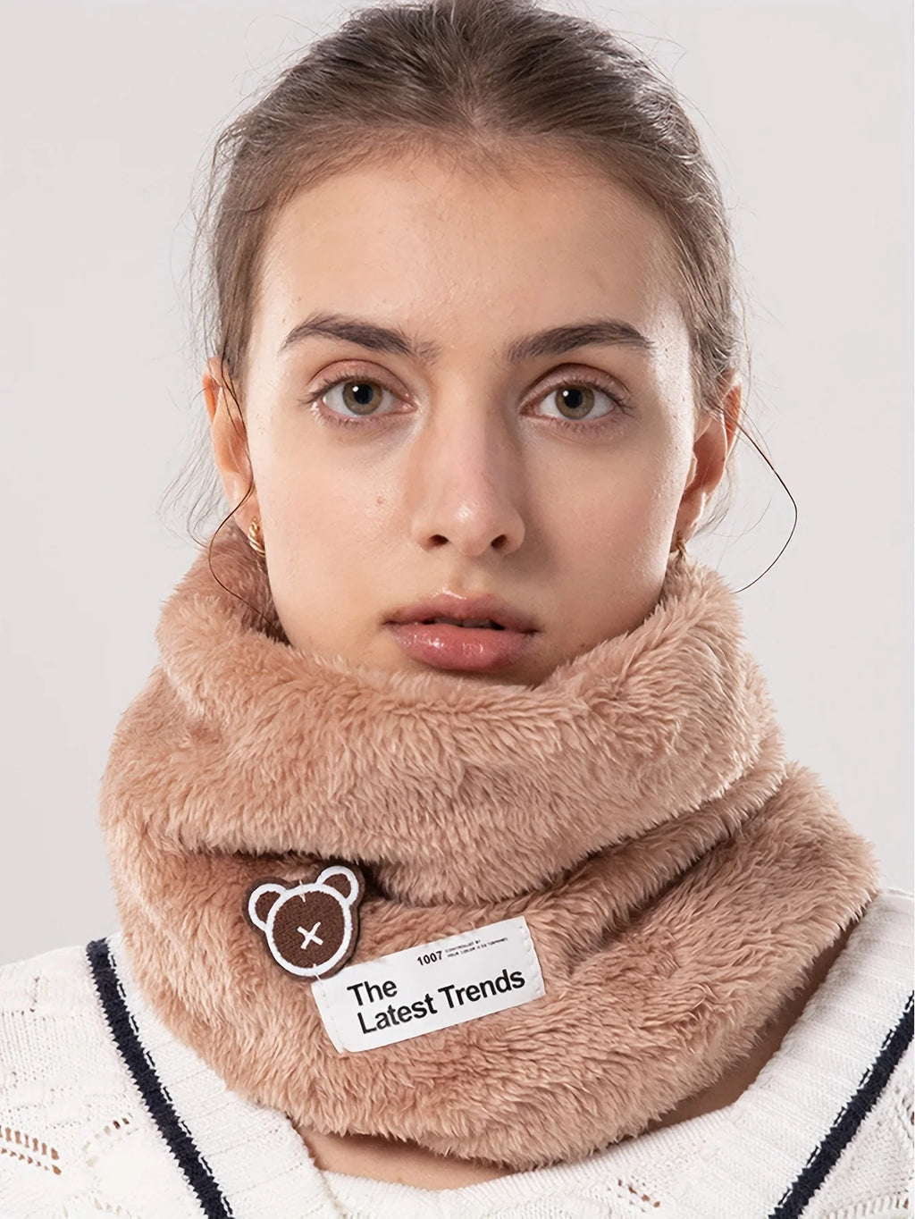 Sports Scarf Knitted Neck Warmer Fashion Soft Women Men Face Cover Winter Skating Running Hiking Thick Cold-proof Collar