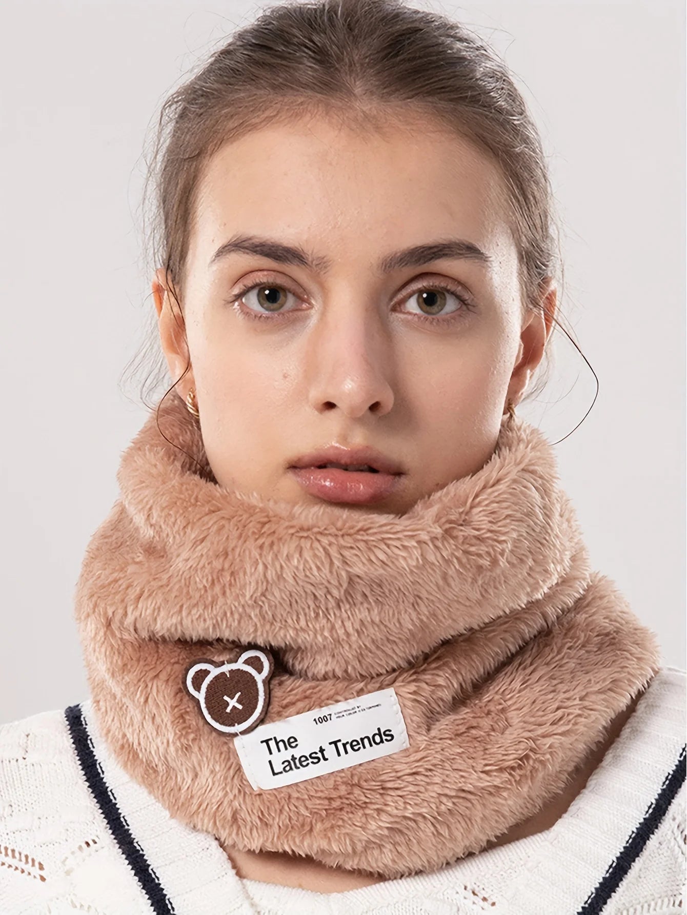 Sports Scarf Knitted Neck Warmer Fashion Soft Women Men Face Cover Winter Skating Running Hiking Thick Cold-proof Collar