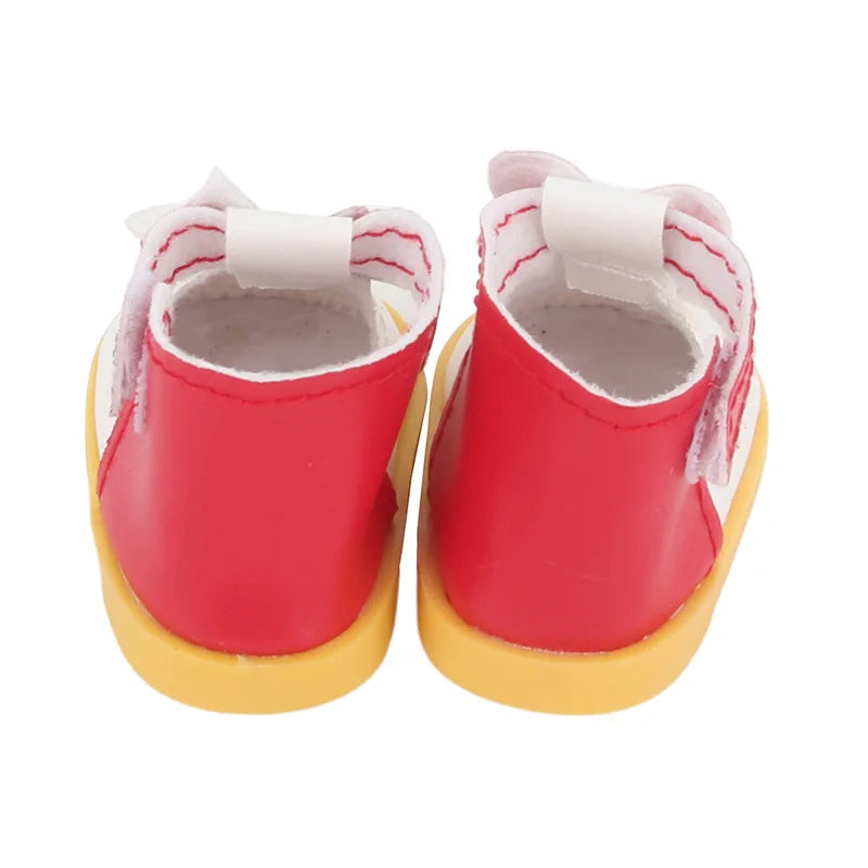 5.5cm Lovely Bow Doll Shoes For 14 Inch American& EXO Doll 1/6 New Mini Shoes Boots Accessories For 32-33 Russia DIY Doll,Nancy