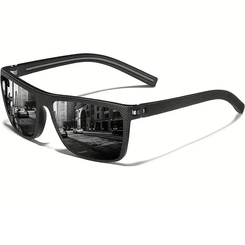 Square Polarized Sunglasses for Men and Women Lightweight Frame Sun Glasses