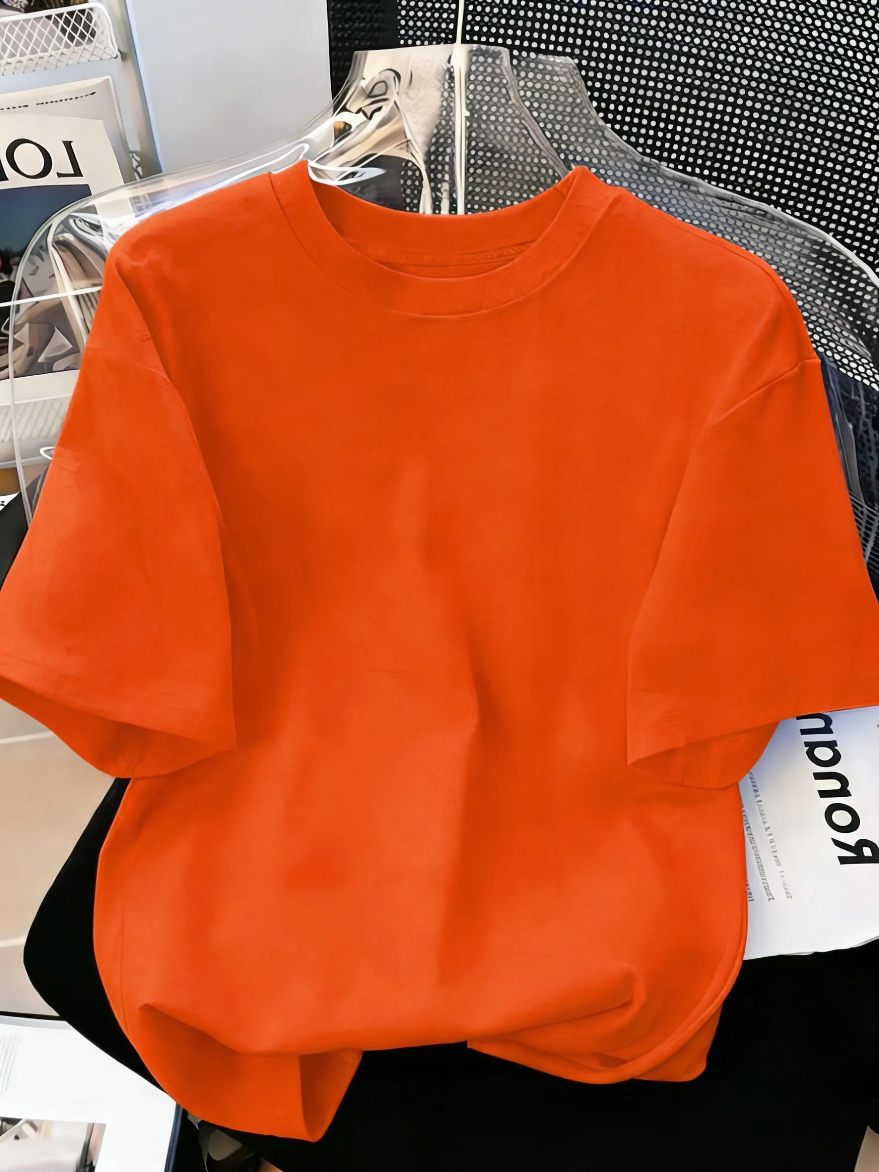 Solid Beach Summer T-Shirt For Man 21 Color S-3XL Cotton Short Sleeve All-Match Basics Street Streetwear Soft Breathable Clothes