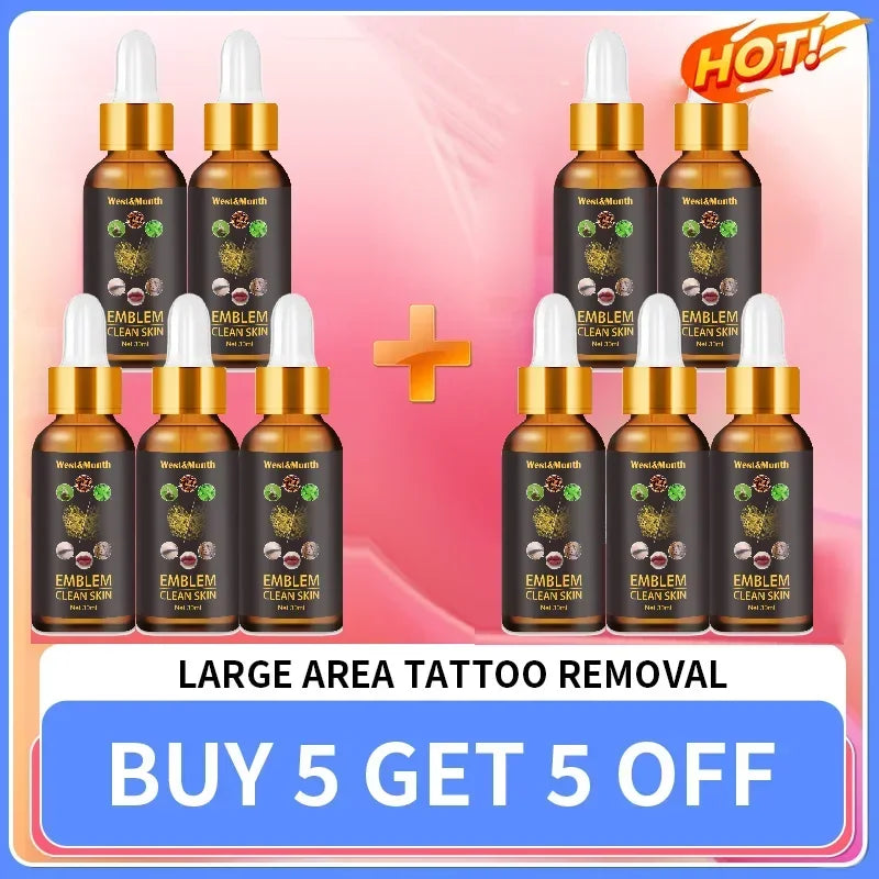 Tattoo Removal Essential Oil, Suitable for Large and Small Tattoos, Effectively Removes Permanent Tattoos