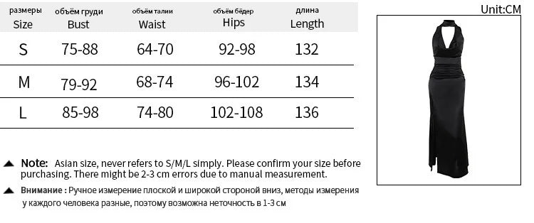 Women's Halter Neck Bandage Satin Long Dress Sexy Sleeveless Backless Package Hip Slit Party Dresses Female High Waist Gowns