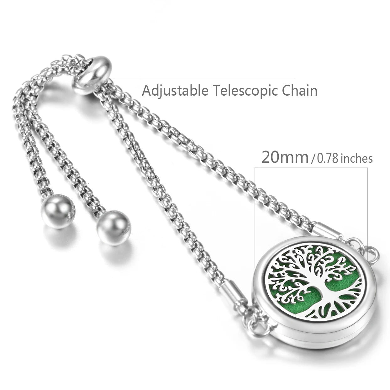 Trendy 20mm Butterfly Insert Pad Aromatherapy Bracelet Stainless Steel Women Essential Oil Diffuser Bangle Support Custom Logo