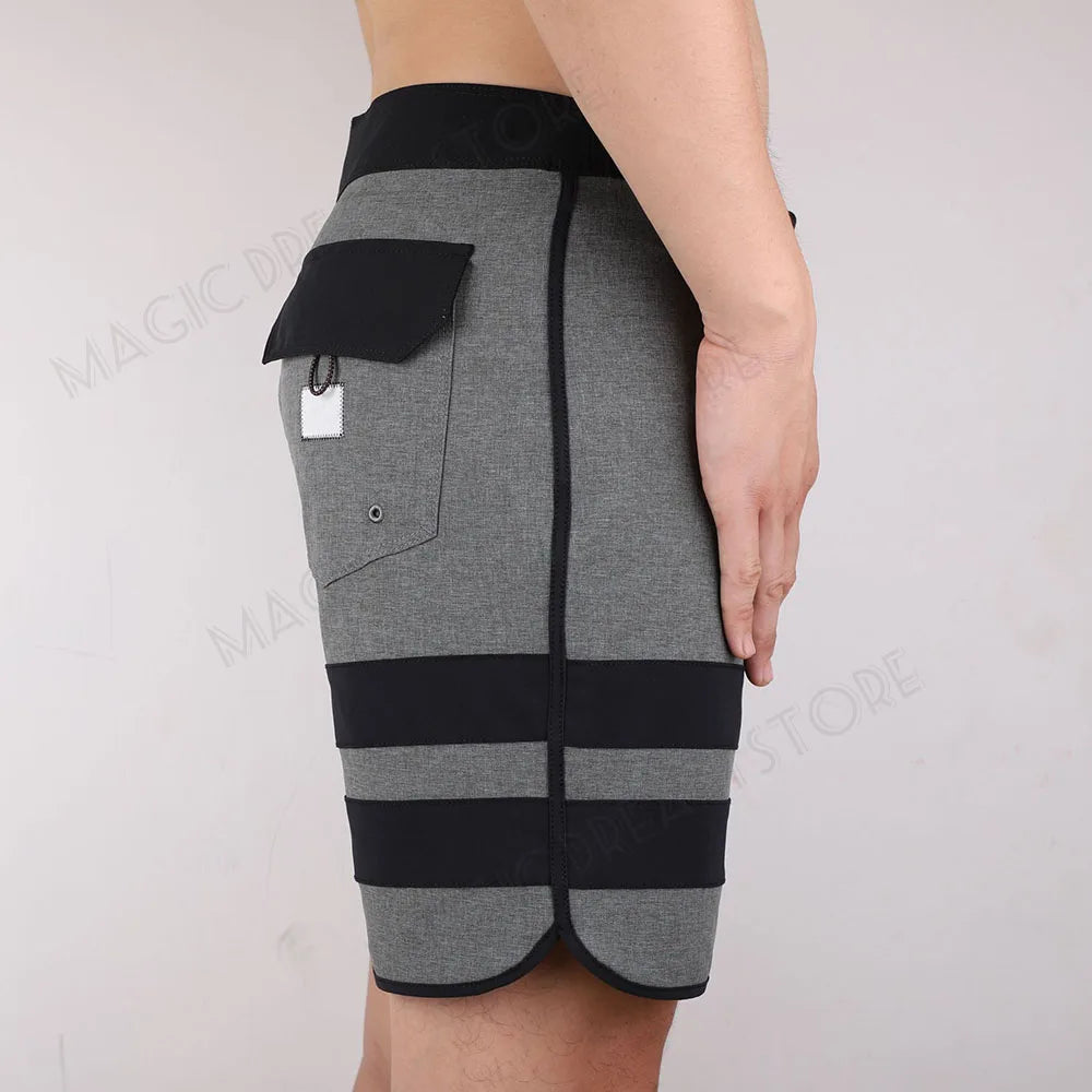 New Fashion Brand Mens Phantom Board Shorts Homme Casual Beach Surf Fitness Board Shorts Waterproof Quick Dry Beach Shorts