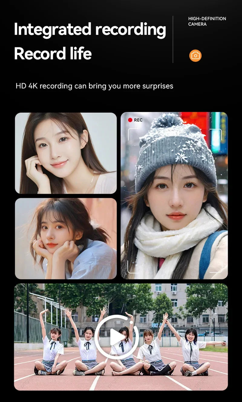 4K Digital Camera 50MP 16X Student Camera Outdoor Anti-Shake Digital Video Camera Flash Video Recorder Small Video Camera