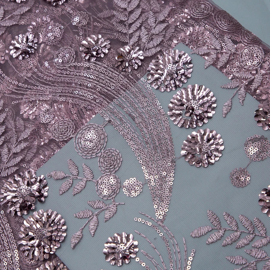 African French Mesh Lace Beads Fabric Luxury Nigerian Net Lace with Sequins Wedding Dresses For Women High Quality,5yards TY4771