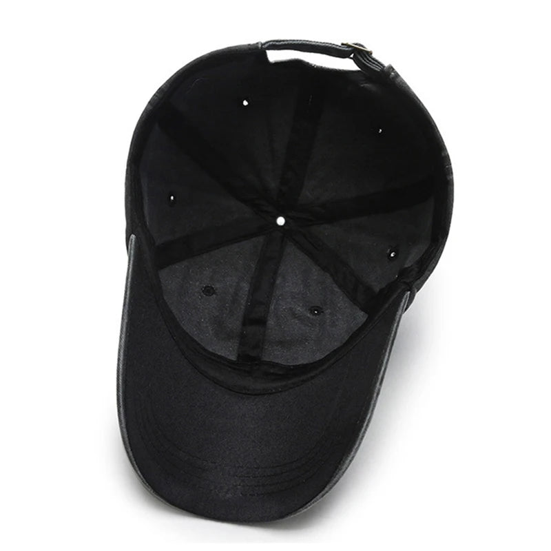 Custom Logo Washed Cotton Baseball Cap Personalized Embroidery Men'S Women Dad Hat Monogram Team Party Gorras