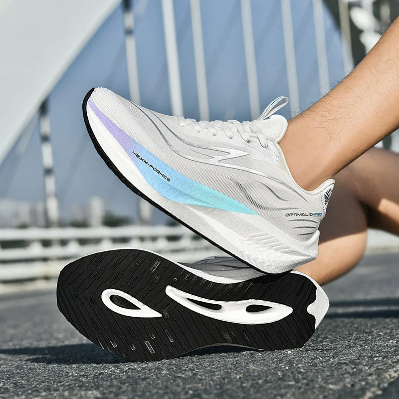 Hot Sports Shoes for Men&Women,Running Sneakers,Carbon Plate,Male Marathon Racing,Shock-absorbing,Gym Athletics Training Shoes