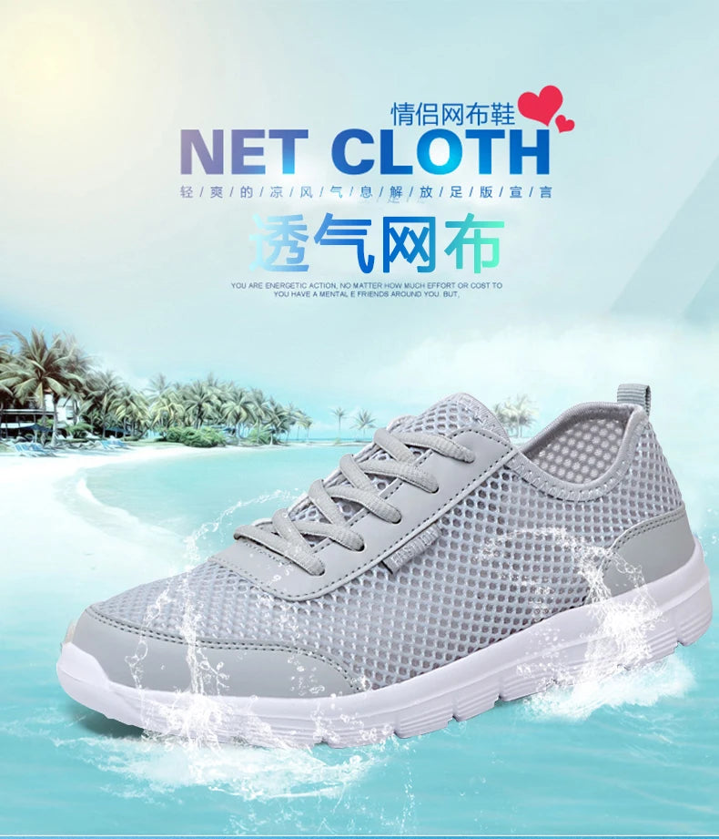 Summer Sneakers for Men Women Lightweight Beach Casual Shoes Plus Size 48 Outdoor Running Shoes