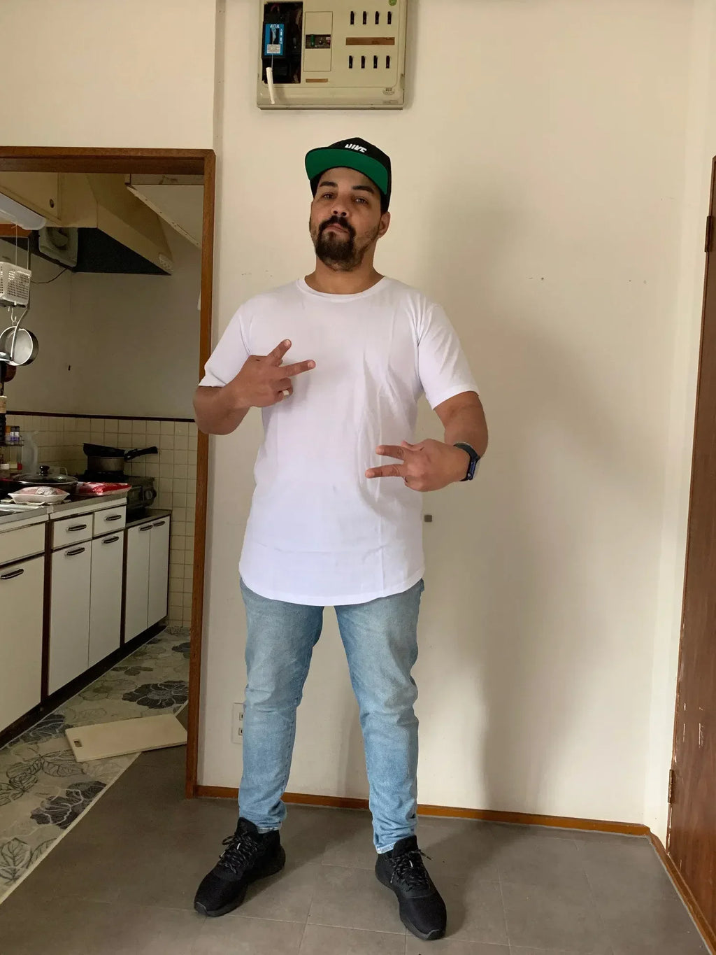 2026 MRMT High Street Arc Hem Mens T Shirt High Quality Cotton Men T-Shirt Lengthened Over Size Man Tops Tees For Male Tshirt