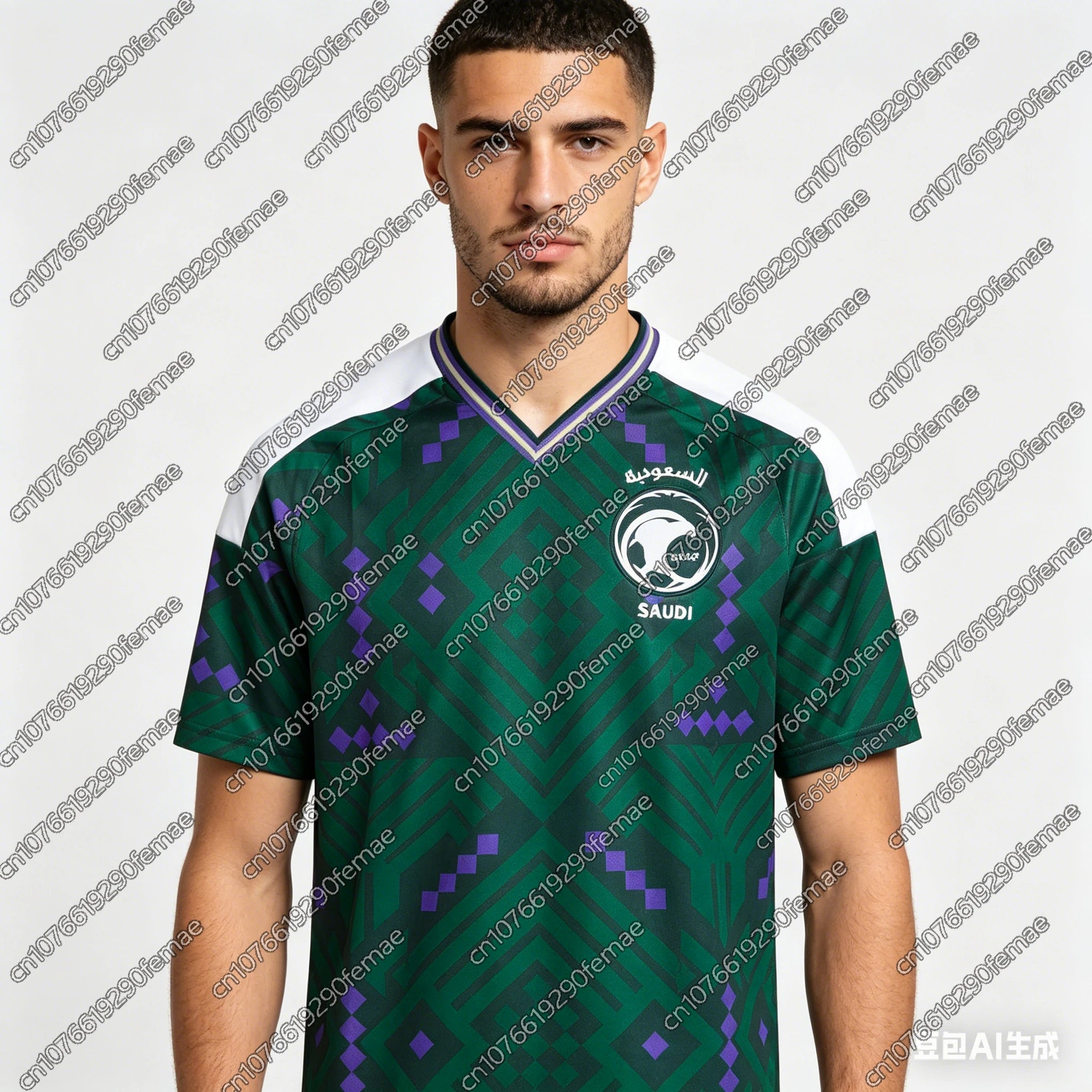 Saudi Arabia Kids Soccer Jersey 2026 New Sports Match T-Shirt Family Fan Gear Quick Dry Breathable Boys Summer Wear