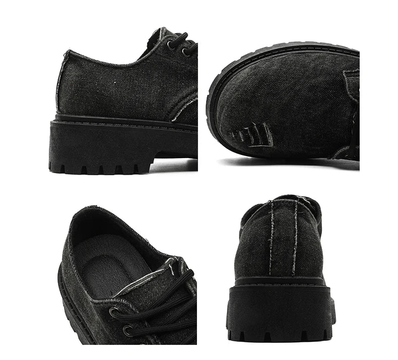 Men's shoes new four seasons versatile casual non-slip wear-resistant comfort outdoor shoes youth fashion thick sole tide shoes