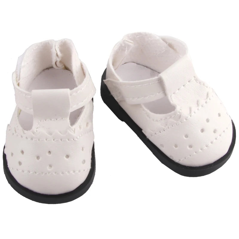 5.5cm Lovely Bow Doll Shoes For 14 Inch American& EXO Doll 1/6 New Mini Shoes Boots Accessories For 32-33 Russia DIY Doll,Nancy