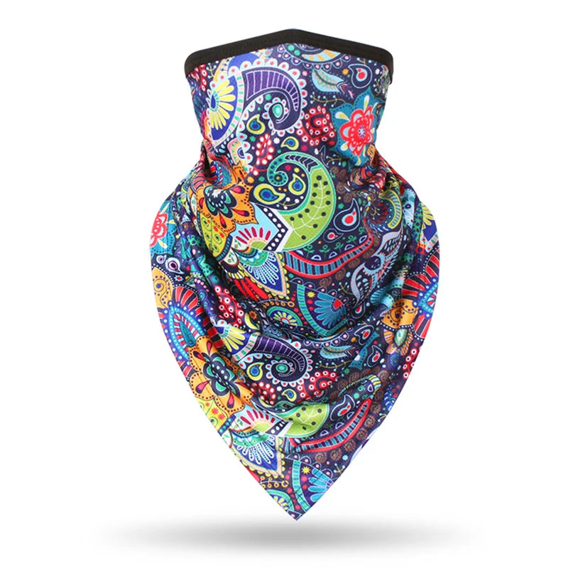 Sports Scarf for Cycling, Cooling Face Mask, Windproof Neck Gaiter, UV Protection Scarf for Beach, Fashion Bandana for Men Women