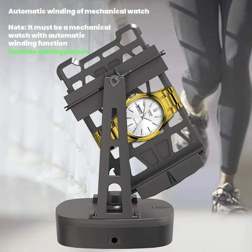Watch Winder for Automatic Watches,Support Single Watch and Double Watch Spinner,Self Winding Watch Turner,Rotating Watch Device