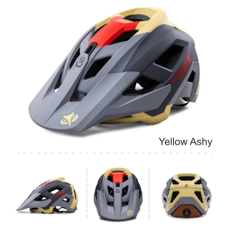 BATFOX 2025 New Mountain Bike Helmet Summer Colorful Cycling Helmet for Adults Youth Men and Women Speed Racing Bicycle Helmets