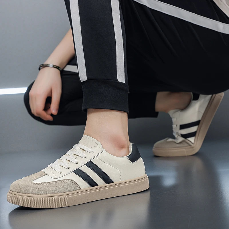 Hot Sale Casual Sneakers Men Classic Design Skateboard Shoes Man Comfy Low-cut Flat Sneakers Outdoor Non-slip Men's Sports Shoes