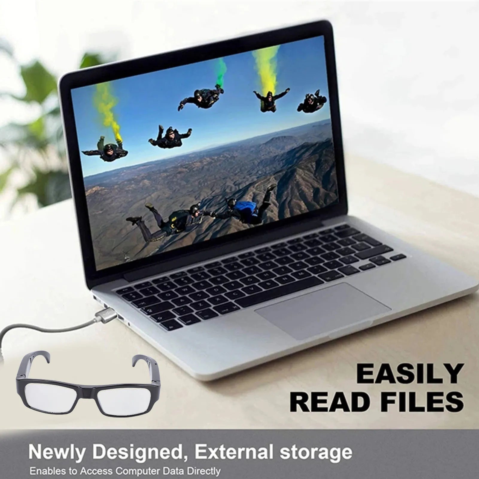 16:9 Camera Glasses Sports Action  Cycling Glasses Camera 1080P HD Video Recording Photos Taking for Outdoor Activities