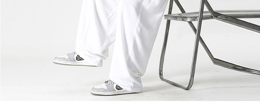 Summer Wide Leg Pants Men's Cotton Linen Harun Loose Pants Men Casual Elastic Waist Circumference Lantern Trousers Plus Size 5XL