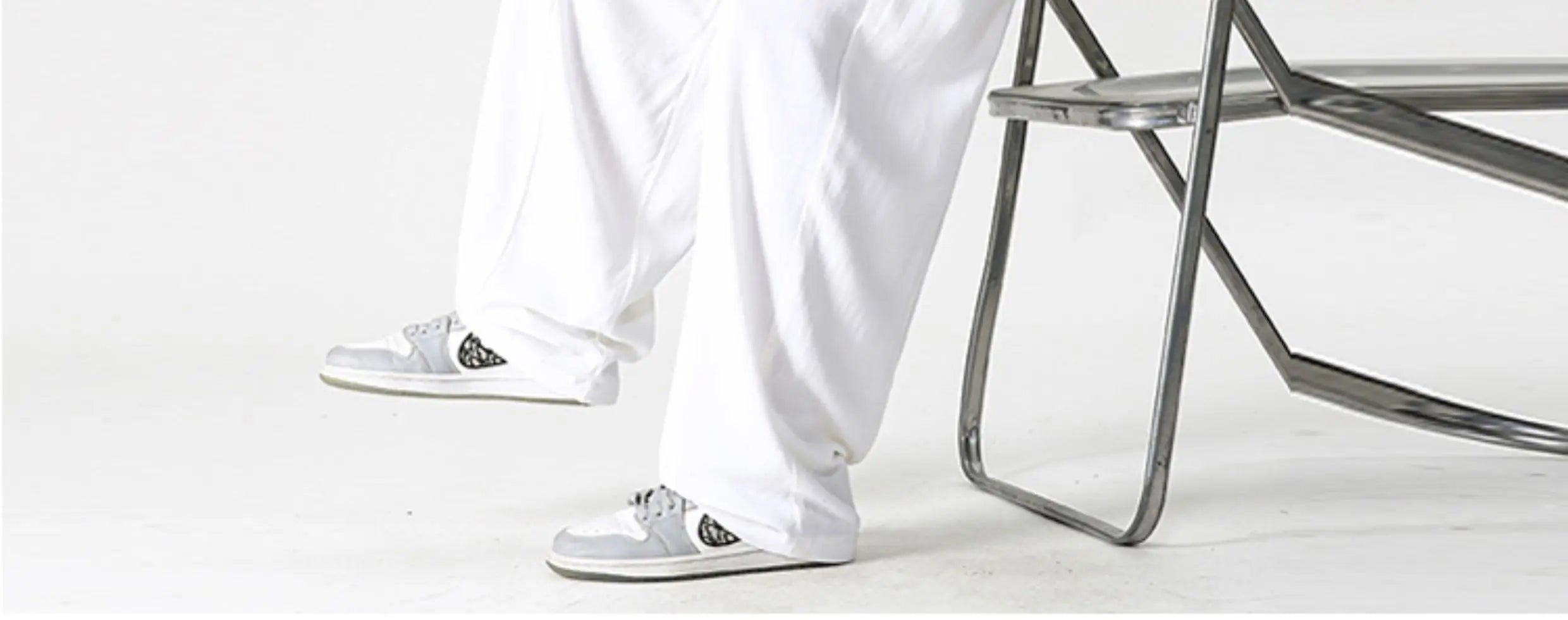 Summer Wide Leg Pants Men's Cotton Linen Harun Loose Pants Men Casual Elastic Waist Circumference Lantern Trousers Plus Size 5XL