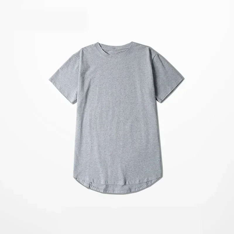 2026 MRMT High Street Arc Hem Mens T Shirt High Quality Cotton Men T-Shirt Lengthened Over Size Man Tops Tees For Male Tshirt