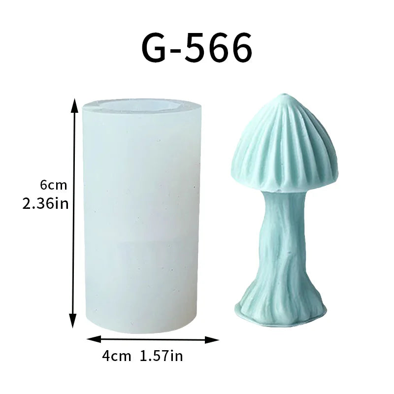 1 piece, Turtle Master 3D Aromatherapy Mushroom Candle Silicone Stone Man Mold Making Decorative Gypsum Pendant