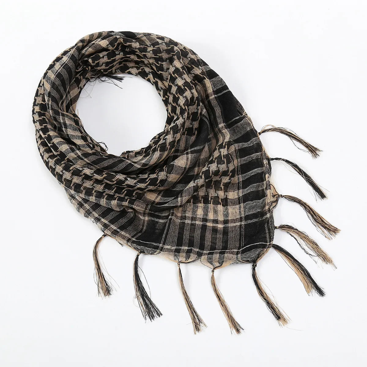 Sports Outdoor Arab Square Scarf Military Enthusiast Tactical Scarf Multi Functional Windproof Sand Proof Warm Neck Headscarf
