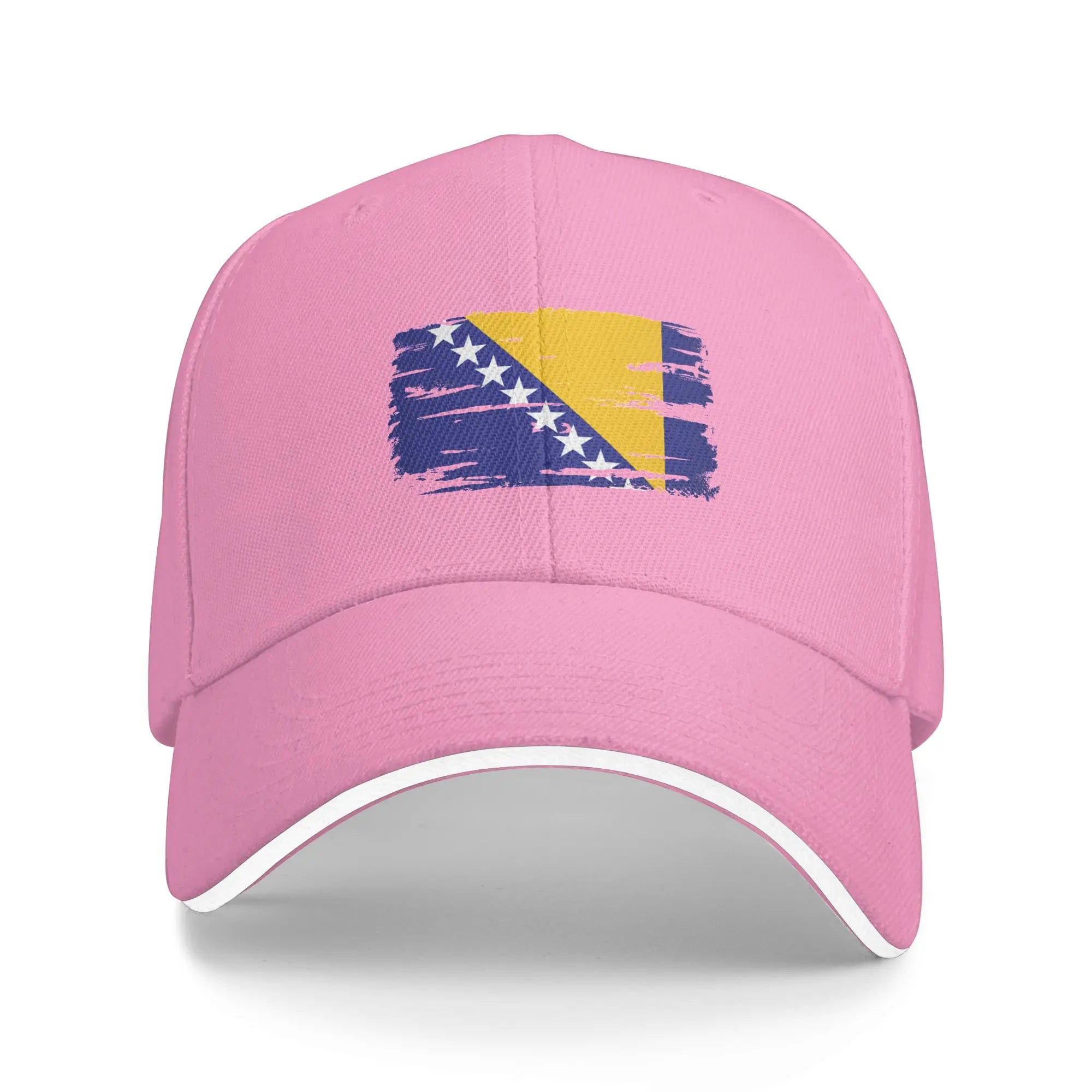 Bosnia Flag Symbol Casual Baseball Cap  Outdoor Sport Hip Hop Hats Summer Hot Sale Unisex Men Vintage Baseball Caps