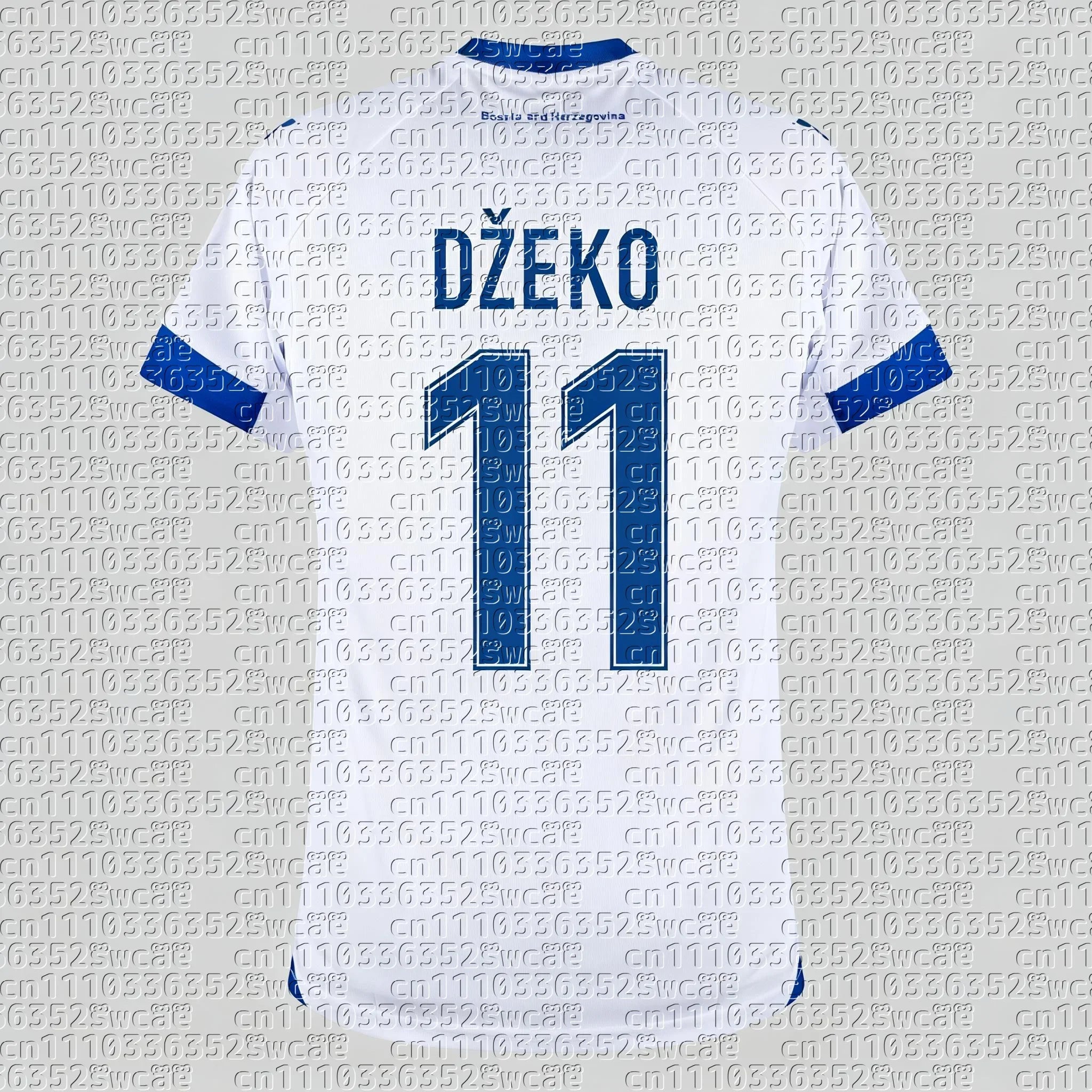 2026 Bosnia and Herzegovina Men's Sports Jersey Crew Neck T-shirt  Breathable Football Training Shirt Sportswear FamilyMatching