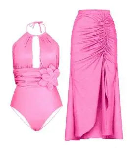 2PC Ruffe Bikini Set Women Swimwear Push Up Swimsuit Bottom Print Brazilian Biquini Bathing Suit Swim Wear Beach
