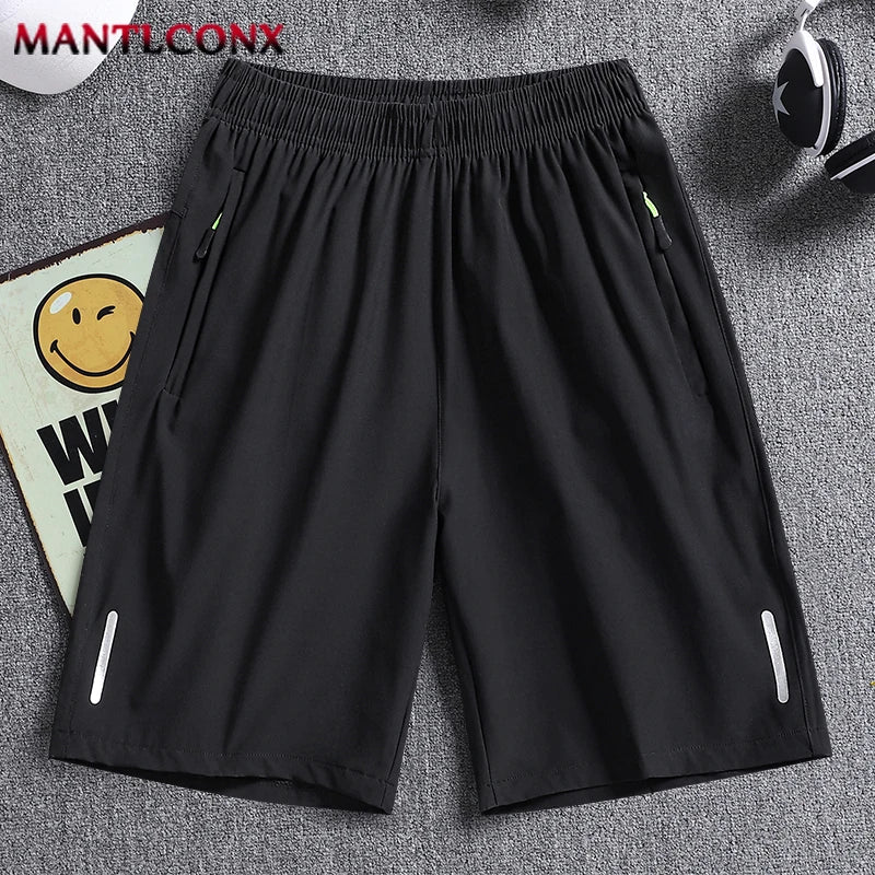 Summer Thin Jogging Men's Shorts Quick Dry Shorts Men's Fitness Sports Short Pants Loose Breathable Board Shorts Male XL-XXXL