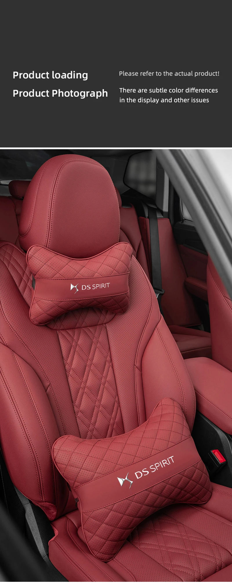 Car Seat Neck Pillow Headrest Lumbar Waist Support Cushion For DS SPIRIT DS3 DS4 DS5 5LS DS6 DS7 DS9 WILD RUBIS E-Tense DIVINEDS
