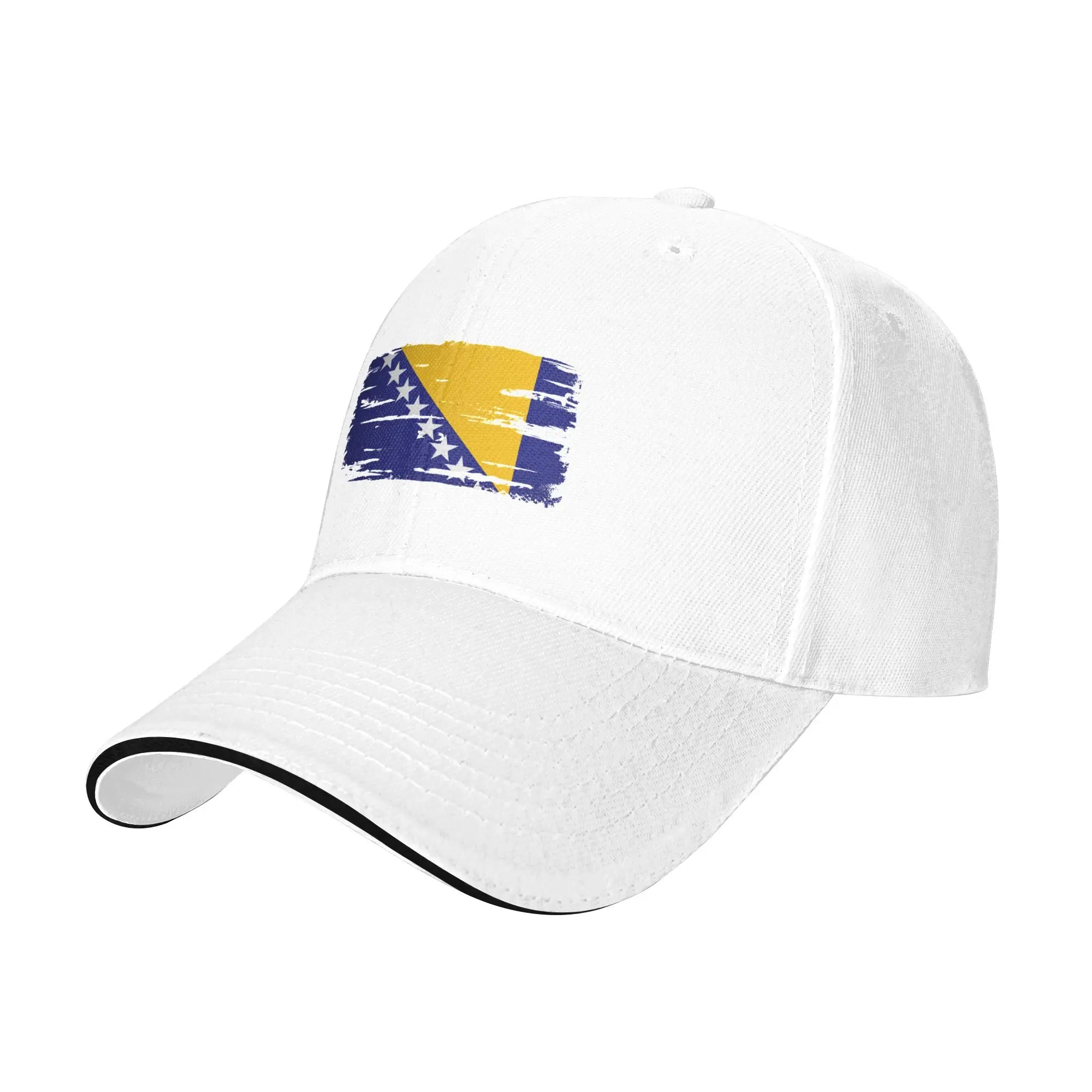 Bosnia Flag Symbol Casual Baseball Cap  Outdoor Sport Hip Hop Hats Summer Hot Sale Unisex Men Vintage Baseball Caps