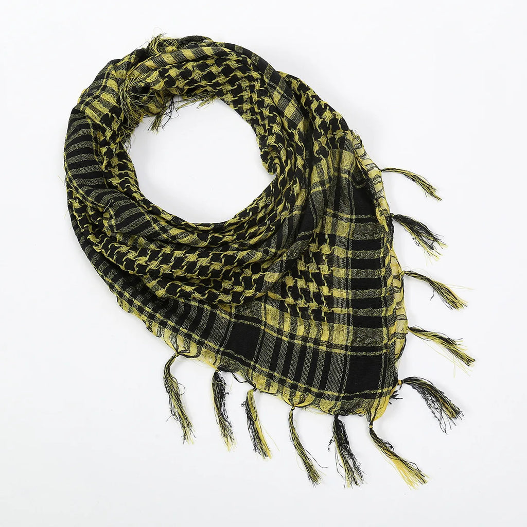 Sports Outdoor Arab Square Scarf Military Enthusiast Tactical Scarf Multi Functional Windproof Sand Proof Warm Neck Headscarf