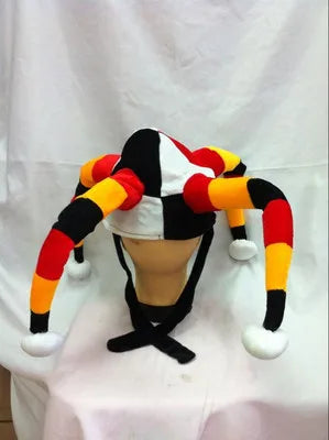 Soccer Carnival Soccer Hat Clown Cap Football Fans Cheer Props for Sports Competition Bar Supplies