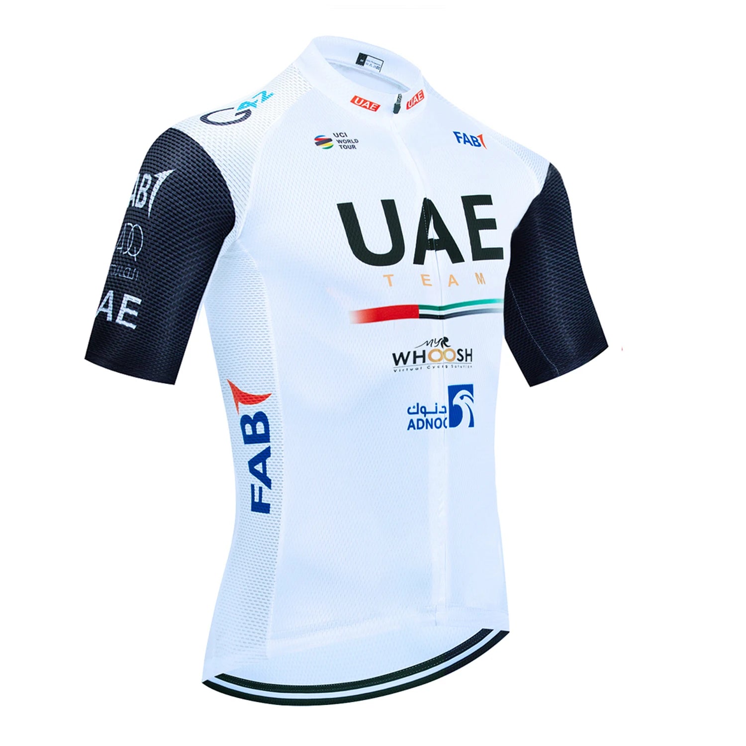 New 2025 PINK YELLOW Cycling Jersey UAE TEAM Bike Jersey Shorts Set Ropa Ciclismo Men Women Summer Pro Bicycle Maillot Clothing